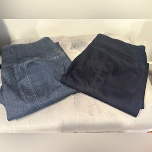 2 jeans very soft new without tags Black & white house
